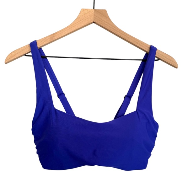 NWOT Athleta Square Neck Bra Cup Bikini Top in Yacht Blue New - Picture 6 of 6